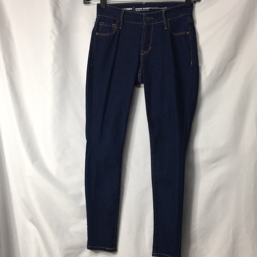 Old Navy Women’s Super Skinny Mid-Rise Jeans Size 0 Like-NEW Condition